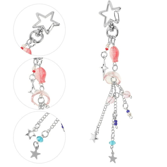 LEORX Star Design Phone Charm Strap Phone Accessory for Decor and Personalization