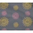 thumbnail image 4 of oneOone Cotton Flex Fabric Spiral & Floral Block Printed Craft Fabric BTY 40 Inch Wide, 4 of 4