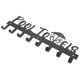 thumbnail image 4 of unbranded De Pared De Hierro Negro Para Colgar Toallas Ropa Sombreros Con Simple, 4 of 7