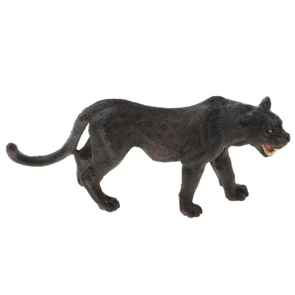 Realistic Black Panther life Animal Figurine Model Figure s Gift