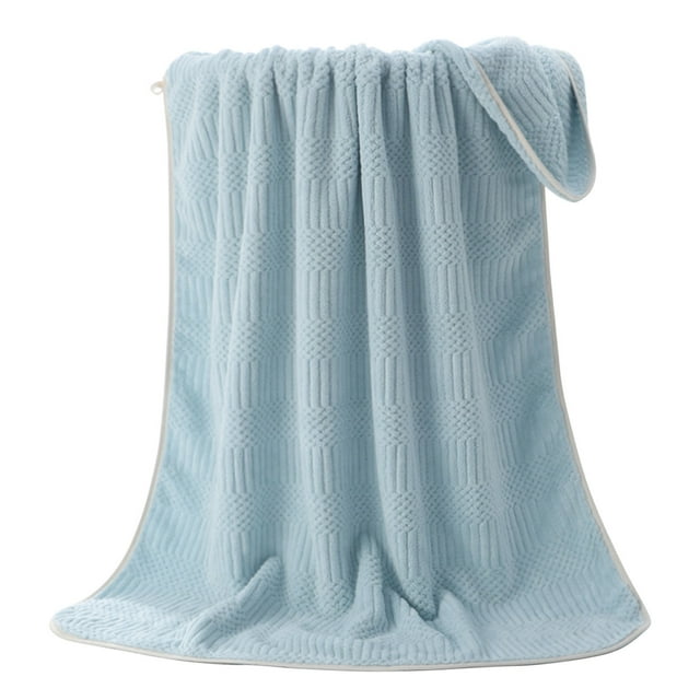Oversized Bath Towels for Plus Size,Microfiber Coral Velvet Absorbent Bath Towels,Quick Dry Bath Towels Coral Velvet Highly Absorbent Soft Bath Towels Bathroom Shower Towels for Gym Travel Pool