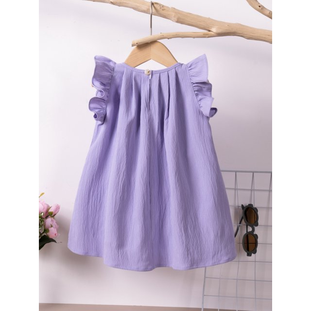 Robe d'Été Mignonne de Style Coréen pour Fille, Mode, Sans Manches, Décontractée, Robe d'Été Décontractée, Charmante Fille