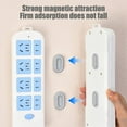 thumbnail image 3 of Hyasfey 5Pcs Magnetic Remote Control Holder Wall Mount Hole Free Easy to Install Self-Adhesive TV Remote Control Caddy Storage Holder, 3 of 8