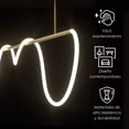 thumbnail image 3 of Ilios Innova | Lámpara Colgante Lineal | LED Luz Fría y Cálida | Aluminio Anodizado | Diseño Elegante y Liviano, 3 of 9