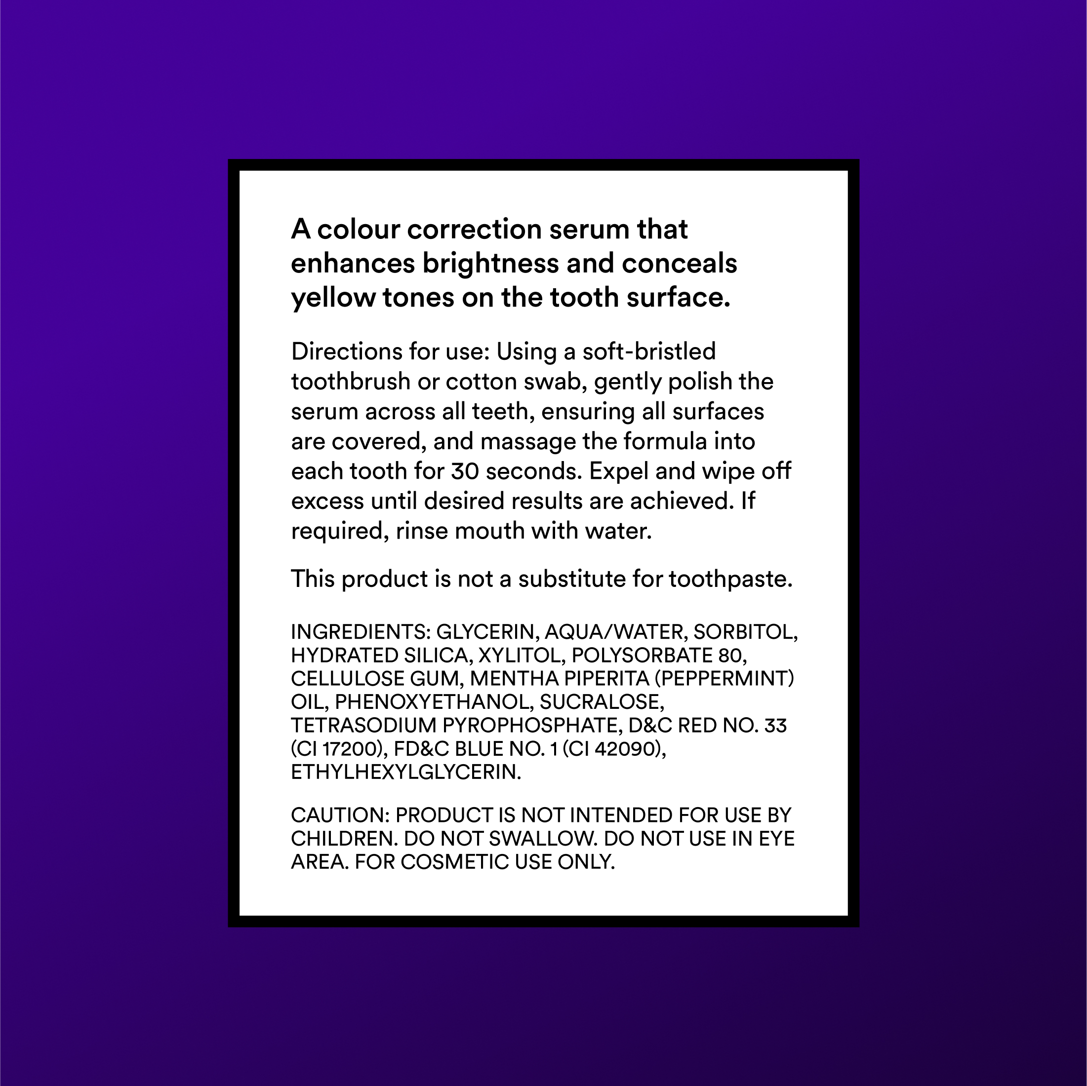 HiSmile V34 Colour Corrector Purple Teeth Whitening Serum photo 5