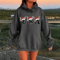 thumbnail image 2 of WILLBEST Sudadera de Mujer, Estilo Casual de Invierno, con Estampado Navideño Del Alfabeto, Bolsillo con Cordón Ajustable y Manga Larga Mediana, 2 of 4
