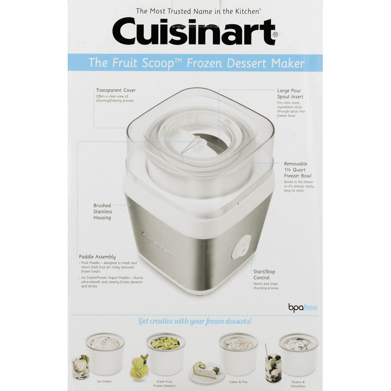 Cuisinart Ice Cream Yogurt Makers Fruit Scoop