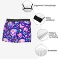 thumbnail image 5 of Rateoe colorful mushroom Skull rainbow Mens Boxer Briefs Poly Spandex Performance Boxer Briefs Underwear Hem Boxer Briefs - X-Large, 5 of 8