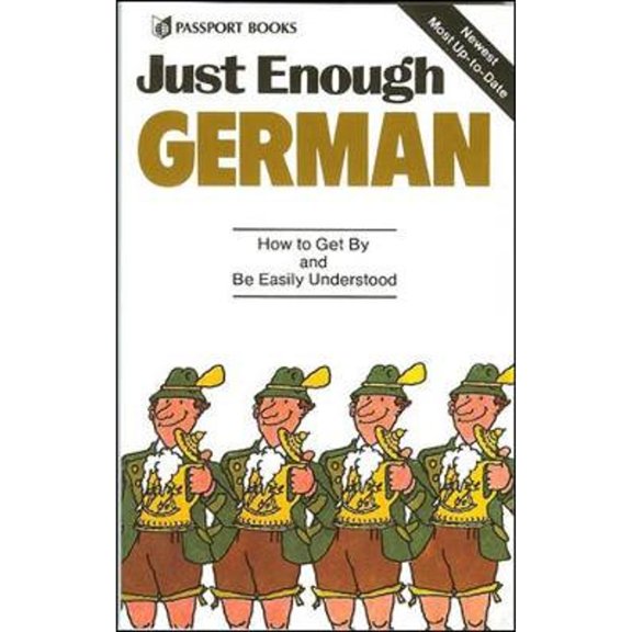 Pre-Owned Just Enough German (Paperback) 0844295027 9780844295022