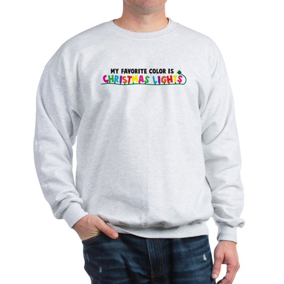 CafePress - Christmas Lights - Crew Neck Sweatshirt