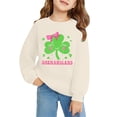 thumbnail image 4 of Mercatoo Girls And Boys Round Neck Sweatshirts Spring And Autumn St. Day Middle And Large Children's Sweatshirts Retro Personality 2D Printing Children's Casual Sweatshirt, 4 of 6