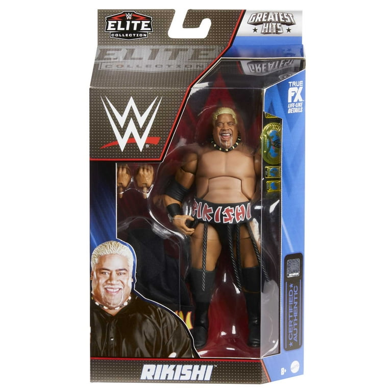 WWE Rikishi Elite Collection 6-inch Wrestling Toy, Posable WWE Rikishi Elite Collection 6-inch Wrestling Toy, Posable