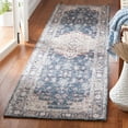 thumbnail image 2 of SAFAVIEH Classic Vintage Ramona Medallion Runner Rug, Light Blue/Rust, 2'3" x 8', 2 of 8
