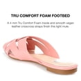 thumbnail image 4 of Journee Collection Womens Haize Tru Comfort Foam Slide Low Block Heel Sandals, 4 of 6