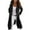 Black, variant on Pea Coats for Women 2025 Fall Winter Fashion Casual Solid Collar Lapel Collar Jackets Outerwear Long Sleeve Doule Breasted Button Up Long Trench Coats with Pockets