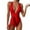 Red, variant on Xijirk One Piece Swimsuit Women,One Shoulder Swimsuits Asymmetrical Design Solid Color Bathing Suits Chlorine Resistant Swimwear Surfing,Swimsuit for Women,L,Red