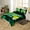 Green, variant on Erosebridal Video Game Comforter Cover Twin,Stripes Lines Bedding Twin Size,Black Green Duvet Cover Twin,Microfiber Male Bedroom Decor,Reversible,2-Piece(No Comforter)