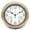 bronze gold, variant on JUANCHENG 12'' Waterproof Wall Clock With Thermometer And Hygrometer For Garden Retro Waterproof Clock Noise-Free Clock For Indoor/Outdoor Red copper