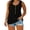 Black-04, variant on HADST Women's Henley Sleeveless Tank Top Button Placket Soft Stretchy Shirts Plus Size Tunic for Casual Summer Outings