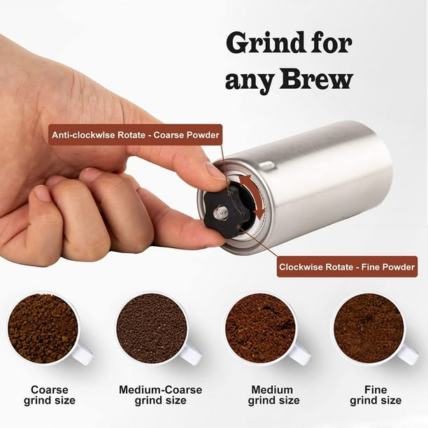 Manual coffee grinder coarse deals