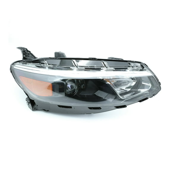 HOUGEET Headlights Fit for 2016-2018 Chevy Malibu Headlamp Assembly OE Halogen Passenger Side Bulbs ABS