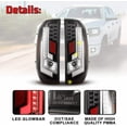 thumbnail image 5 of LED Tail Lights Assembly for 2014-2020 Toyota Tundra, Tail Rear lamps Replacement with Turn Signal Light/DRL/Brake Light/Reverse Light, Driver and Passenger side(Clear Lens), 5 of 10