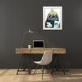 thumbnail image 3 of Symons, Melissa 12x14 White Modern Wood Framed Museum Art Print Titled - Urban Sloth, 3 of 4