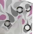 thumbnail image 4 of Ambesonne Geometric Grommet Curtain, Persian Teardrop, 50" x 108", Pink Grey White, 4 of 6