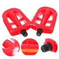 thumbnail image 2 of Pédales de Vélo Rouges en Plastique 1 Paire pour Conduite Sécurisée Vélo et Voiture 3.4 X 2.6 X 2.4 Po, 2 of 8