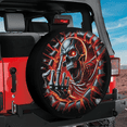 thumbnail image 3 of Lotusprinthandmade Skeleton Skull In The Bullet Hole Spare Tire Cover Without Backup Camera Hole 6 Sizes (28 in.), 3 of 7