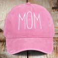 thumbnail image 2 of Wdgfv MOM Embroidered Baseball Cap Style Adjustable Dad Hat For Women Men RD2 One Size, 2 of 3