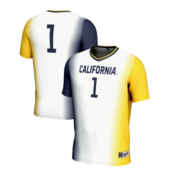 Unisex GameDay Greats #1 White Cal Bears Lightweight Women's Soccer Jersey