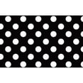 thumbnail image 7 of Honeii Black and White Polka Dot Print Canvas College Laptop Backpack, Durable Rucksack Travel Notebook Bag School Backpack Book Bag for Men Women-Medium, 7 of 7