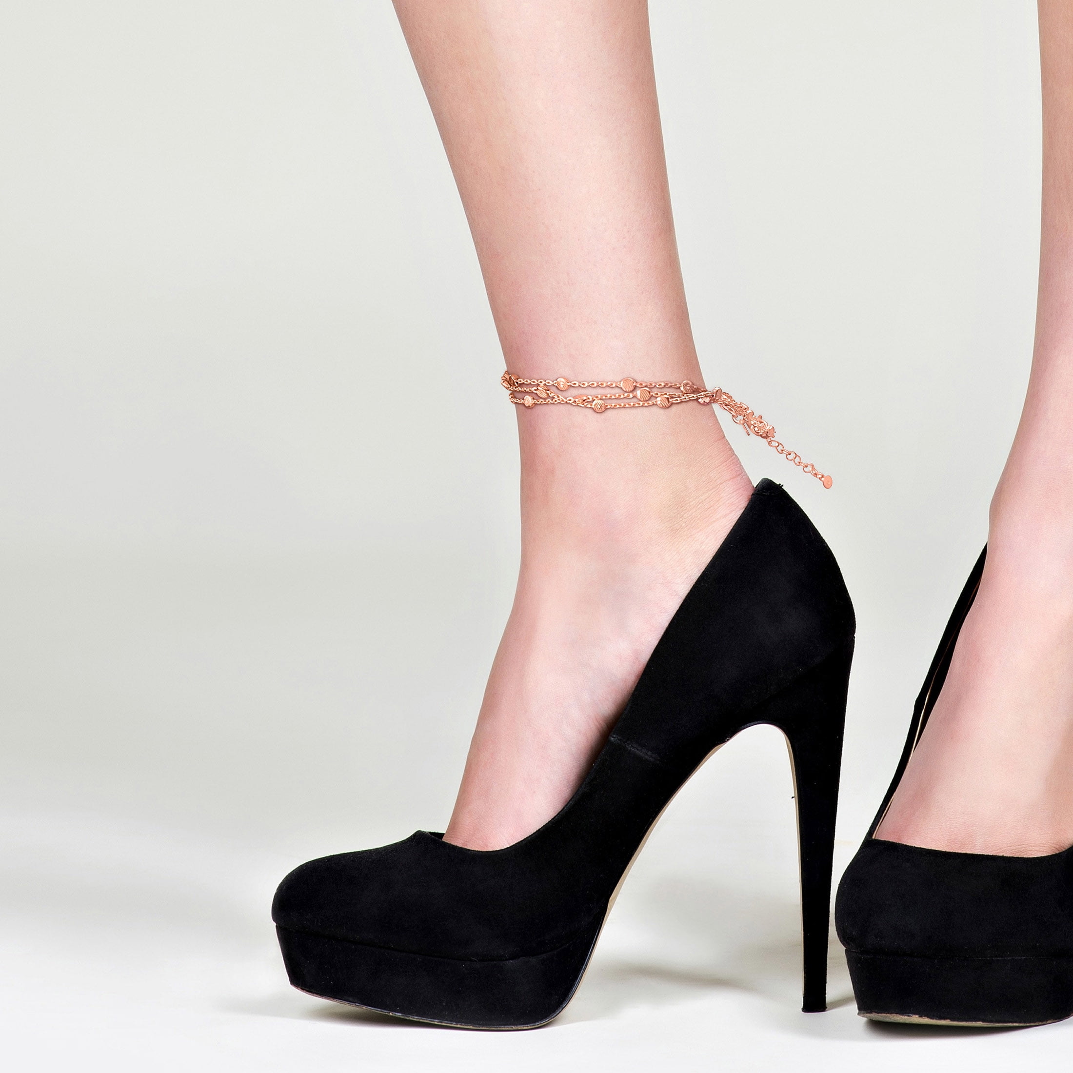 Everly Women's Rose Gold Plated Anklet