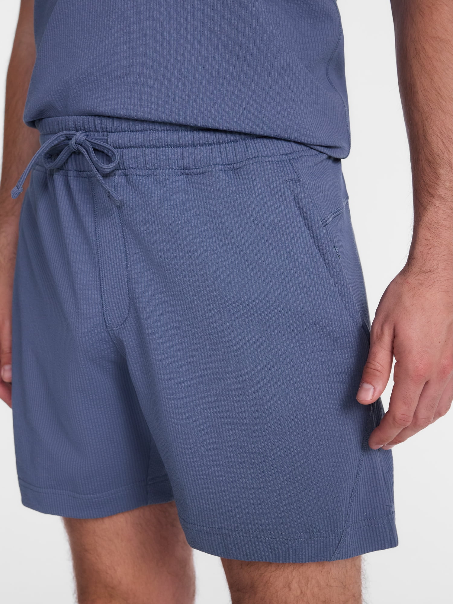 Avia Men's and Big Men's Seersucker Shorts, 7" Inseam, Sizes XS-5XB