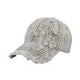 thumbnail image 2 of Unisex Distressed Vintage Washed Baseball Cap Classic Retro Washable Cotton Plain Ball Caps Adjustable Golf Dad Hats Green, 2 of 3