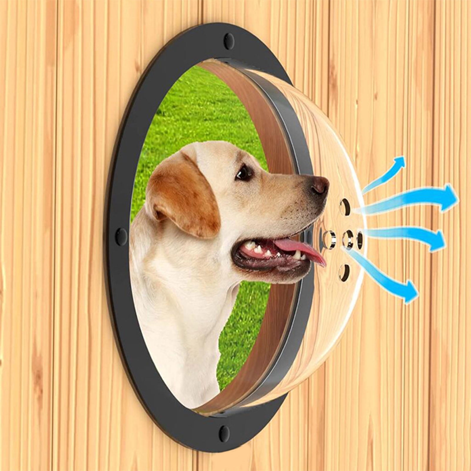 Pnellth Durable Acrylic Fence Window Upgrade Pet View Wide Application Pet Fence Window Dogs Accessories