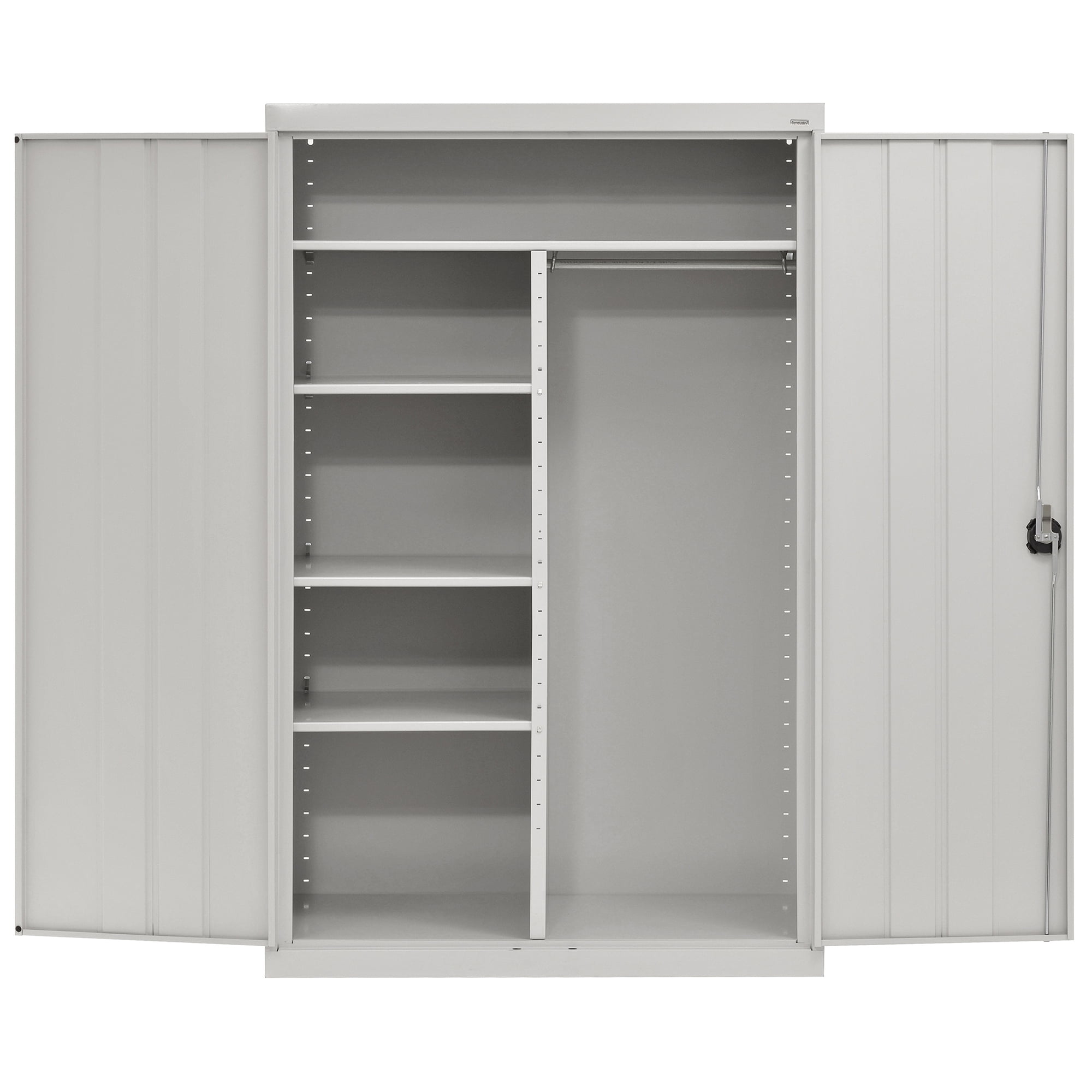 Elite Series Combination Cabinet with Adjustable Shelves, 46"W x 24"D x 72"H, Dove Gray