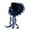 Blue, variant on Women's Halloween Witch Hat Gothic Pointed Wide Brim Party Hat with Ribbon Bow and Star Charm for Adults