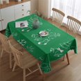 thumbnail image 2 of Merry Christmas Table Cover Wrinkle Resistant Washable Tablecolths Table Covers Winter Snowflake Tablecloth for Dining Kitchen Restaurant Birthday Rectangle,60x84inches, 2 of 5