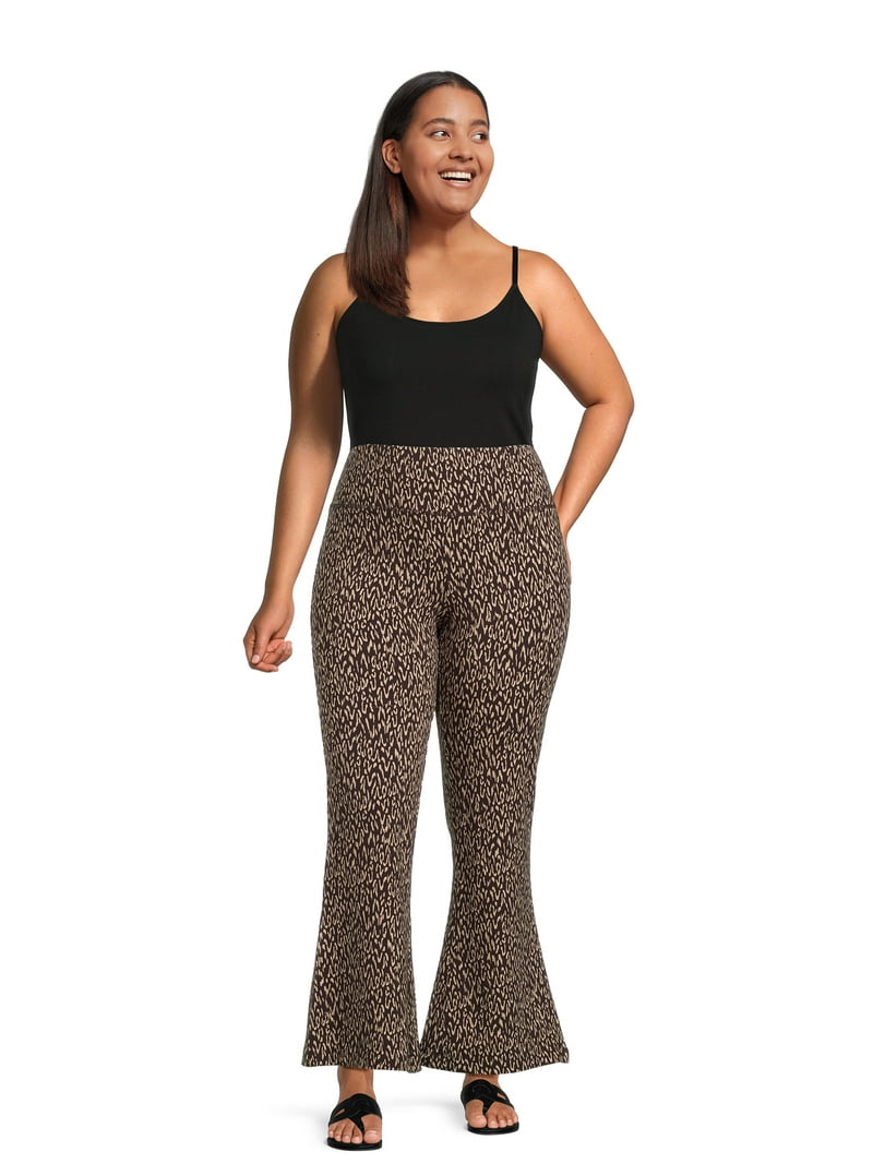 AESTAS TERRA Flare leggings【LOGO】　 ヨガウェア Terra-Sky-Women-s-Plus-Size-