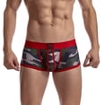 thumbnail image 2 of JOCKMAIL 3PCS/Pack Mens Boxer Briefs Breathable Mesh Boxer Brief Stretch Camouflage Underwear, 2 of 12
