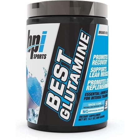 Best Glutamine Essential Amino Acid for Intense Training, Snow Cone, 14.1 Ounce