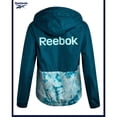 thumbnail image 6 of Reebok Womens Rain Jacket Lightweight Water-Resistant Windbreaker for Women with Adjustable Hood, 6 of 7