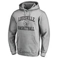 thumbnail image 2 of Men's Heathered Gray Louisville Cardinals In Bounds Pullover Hoodie, 2 of 3