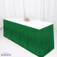 thumbnail image 2 of PMU Fringe Table Skirt (Green) 9 ft x 29 inches Pkg/1, 2 of 7