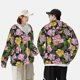 thumbnail image 4 of Balery Colorful Roses Sudadera ligera de manga larga con capucha y protección solar UPF 50+ para hombre y mujer, ideal para pesca y running-3X-Large, 4 of 7