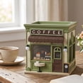 thumbnail image 5 of 2026 New Coffee Shop Figurine With Light Mini Cafe Sculpture Tabletop Ornament For Shelf Mantel Coffee Bar Decor, 5 of 5