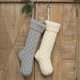 thumbnail image 2 of 2 pares de calcetines navideños de punto, juego de 2 calcetines navideños blancos rústicos personalizados para la familia y las vacaciones, decoración navideña para niños kaili Sencillez, 2 of 5