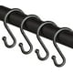 thumbnail image 2 of Metal Shower Curtain Hooksrust Resistant S Shaped Hooks Hangers For Shower Curtains, Kitchen Utensils, Clothing, Towels12pcs, 2 of 5